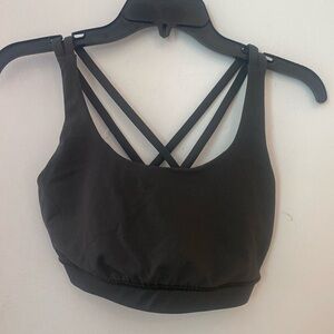 Lululemon energy bra dark olive size 8